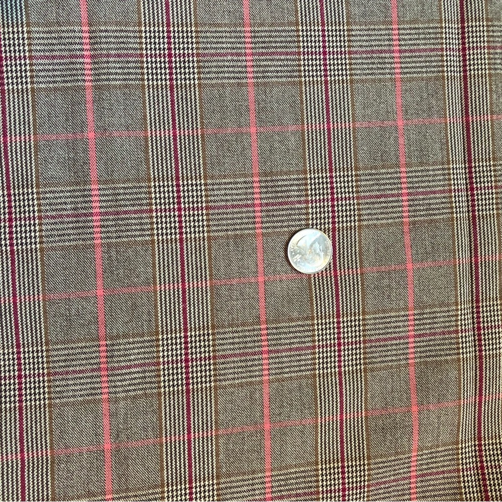 Nice Plaid Fabric Perfect for a Pant Suit Skirt Suit 36” x 60”